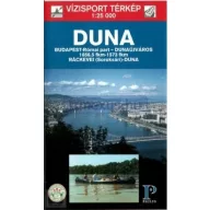 Carte, Dunărea Budapesta-Dunaújváros harta turistică