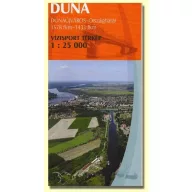   Carte, Duna Dunaújváros-Frontiera țării hartă turistică