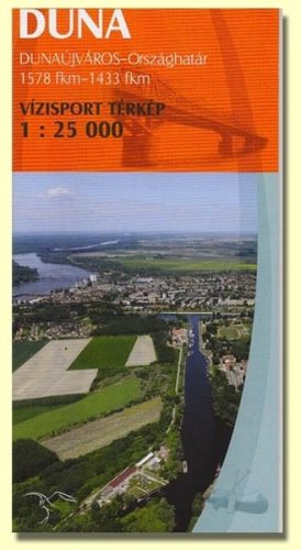 Carte, Duna Dunaújváros-Frontiera țării hartă turistică