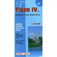 Carte, Hartă Tisza 4. Tiszaföldvár-Magyarkanizsa
