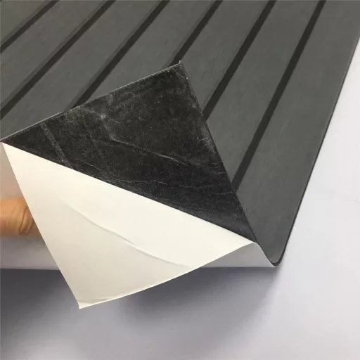 Covor EVA gri închis-negru 240x90x0,6 cm DAW
