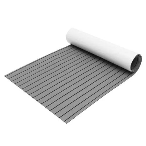Covor EVA gri deschis-negru 240x90x0,6 cm DAW