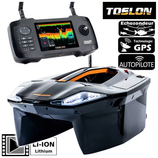 Toslon X-Boat 730 barca de alimentare + TF 640 radar pește