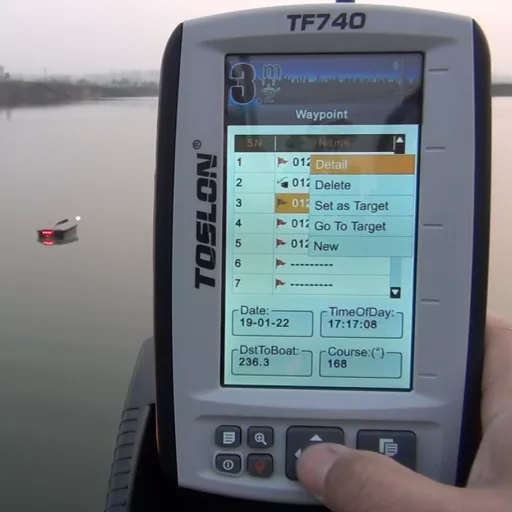 Toslon TF 740 hrănire barca pește radar
