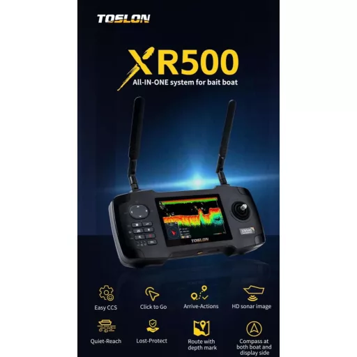Telecomandă Toslon XR-500 - sonar și pilot automat