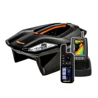   Barcă de hrănire Toslon X-Boat 730 + telecomandă cu pilot automat XR-310 + radar de pește TF 520