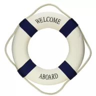 Inel de salvare decor albastru 50 cm VVL