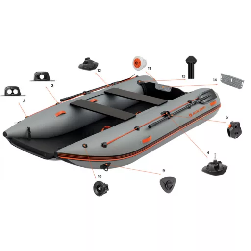 Dinghy de cauciuc Hummingbird Catamaran KM-340