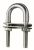 Desen ochi 6X80mm în formă de U inox EVA