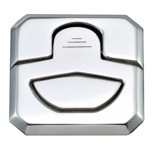 Fedélnyitó retesz szögletes rugós inox 51 mm EVA