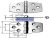 Balama inox plată 73x40 mm EVA
