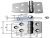 Balama inox 60 x 40 mm EVA