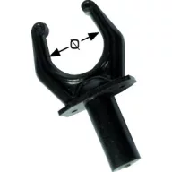   Furcă pentru canotaj cu miez artificial negru de bază 43 mm EVA