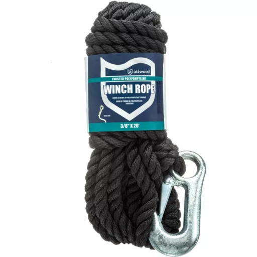 Cablu de troliu cu carabinier 6 m ATW