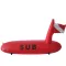 Buoy scufundare gonflabil lung 50cm EVA
