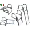 Scară de păr 4 grade Inox cu balustradă telescopică GFN