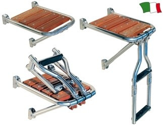 Scară de păr inox-teak cu ieșire 2 grade GFN