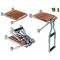 Scară de păr inox-teak cu ieșire 2 grade GFN