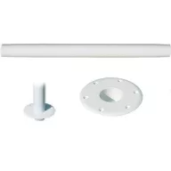 Picior de masă cu fixare aluminiu alb 700 mm GFN