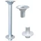 Picior de masă cu elemente de susținere inferioare și superioare din aluminiu 60 cm GFN