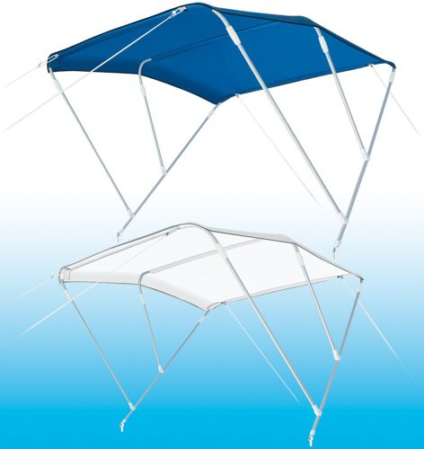 Bimini tető 3 ágas kék 180x150x140 cm GFN