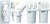Bimini conector țeavă plastic 20 mm blister 2 buc GFN