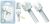 Bimini conector stem 12 mm miez de plastic 2 blistere GFN