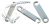 Tensor cablu 4 mm 4 buc/set cu blister GFN