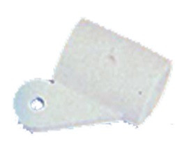 Bimini capăt tub unic 20 mm din plastic de bază alb GFN