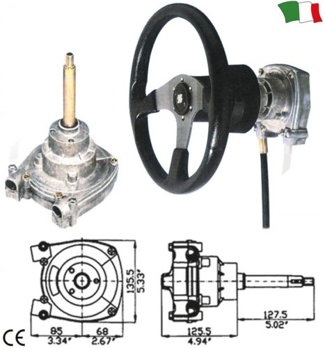 Cap de direcție Ultraflex T71 FC până la 235 CP pentru M66 bovden GFN