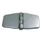 Balama acoperită cu inox plat 76x37 mm EVA
