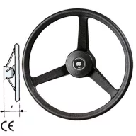 Ghidon cu raze inox teak 40 cm GFN