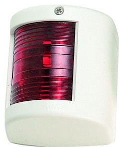 Lumină roșie LED 112.5°, carcasă albă EVA