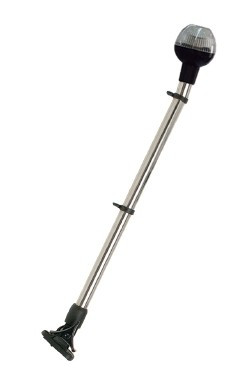 Rotund alb 62 cm cu bază EVA neagră