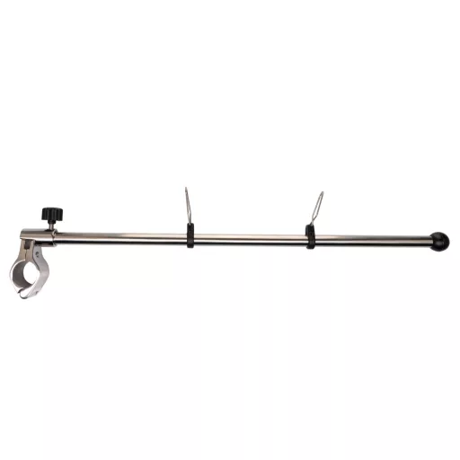 Suport pentru steag cu tijă și carcasă metalică pentru balustradă inox SVB