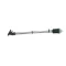 Lumină rotundă negru 60 cm cu baterie de bază, pavilion EVA