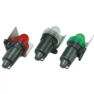   LED lumină rotundă, albă și lumină laterală verde-roșu set de baterii EVA