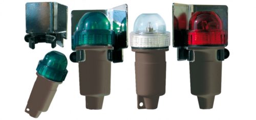 Lumină rotundă albă și lumină laterală verde-roșu Set de baterii EVA