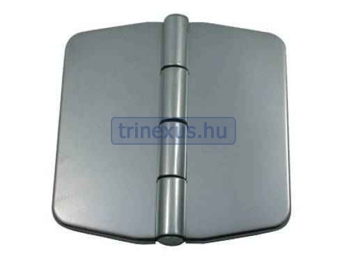 Zsanér fedett inox síkban 74x75 mm EVA