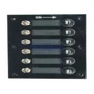 Tablou de distribuție cu 6 siguranțe simple EVA