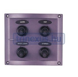 Tablou de distribuție 4 single 108 x 95 mm EVA