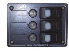 Tablou de distribuție cu 3 LED-uri unice EVA