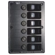 Tablou de distribuție cu 6 LED-uri unice EVA