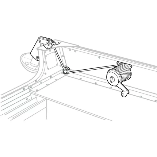 Anchor winch set manual de metal ATW