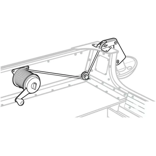 Anchor winch set manual de metal ATW