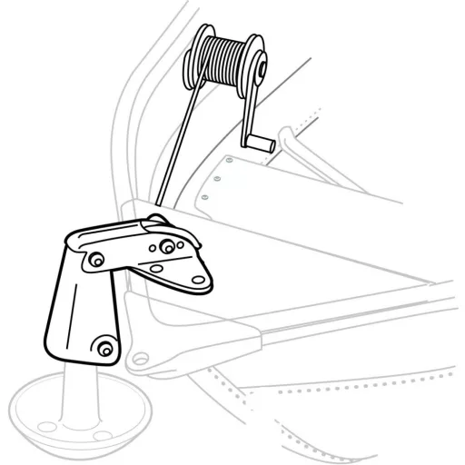 Anchor winch set manual de metal ATW