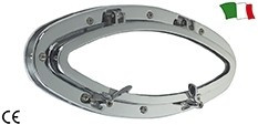 Geam de punte anodizat inox 423x190 mm GFN