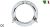 Geam de punte rotund inox 182 mm GFN