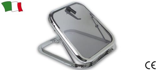 Fereastră de acoperiș alu 50 x 50 cu cadru inox GFN