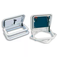 Baldachin fereastră pătrat 48 cm cu cadru din plastic GFN